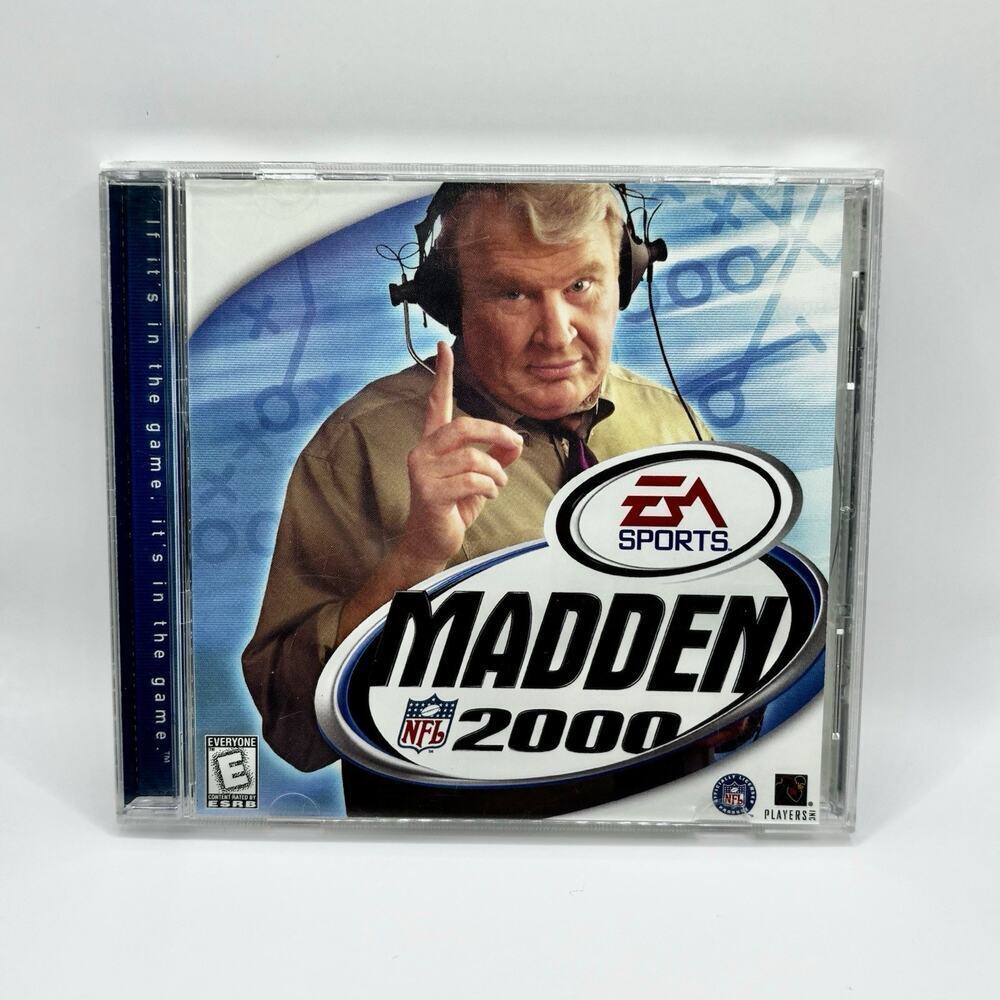 Madden NFL 2000 PC CD-ROM Video Game Football John Madden EA Sports